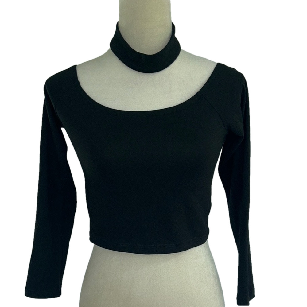NWT: Express: Crop Top w/ Choker: Size M